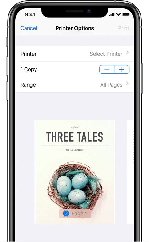 Use AirPrint to print from your iPhone or iPad .